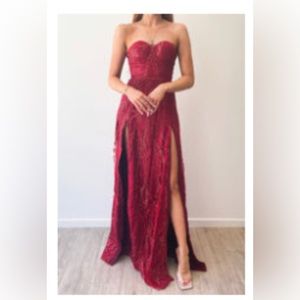 Alamour the label red gown